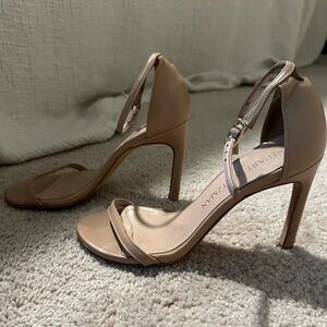 Stuart Weitzman nude stilettos
